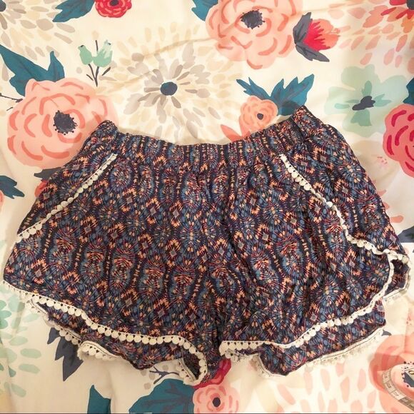 Mossimo Supply Co. Boho Pink and blue shorts - Picture 1 of 5